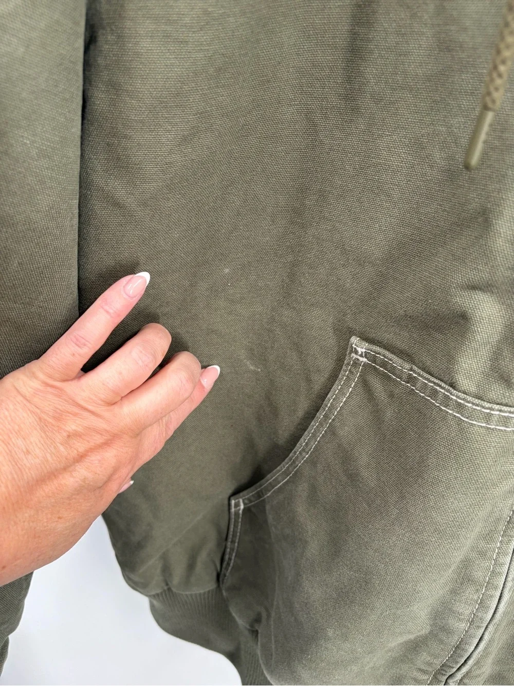 Levi's Workwear Potrero Hooded Jacket Olive Green NWT XL